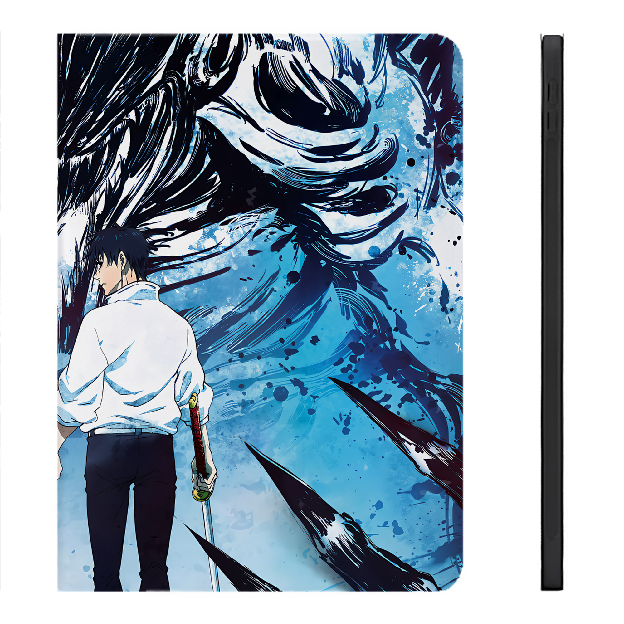 （画像用） 呪術廻戦 Jujutsu Kaisen IPadケース ペンホルダー付き ブックスタイルデザイン